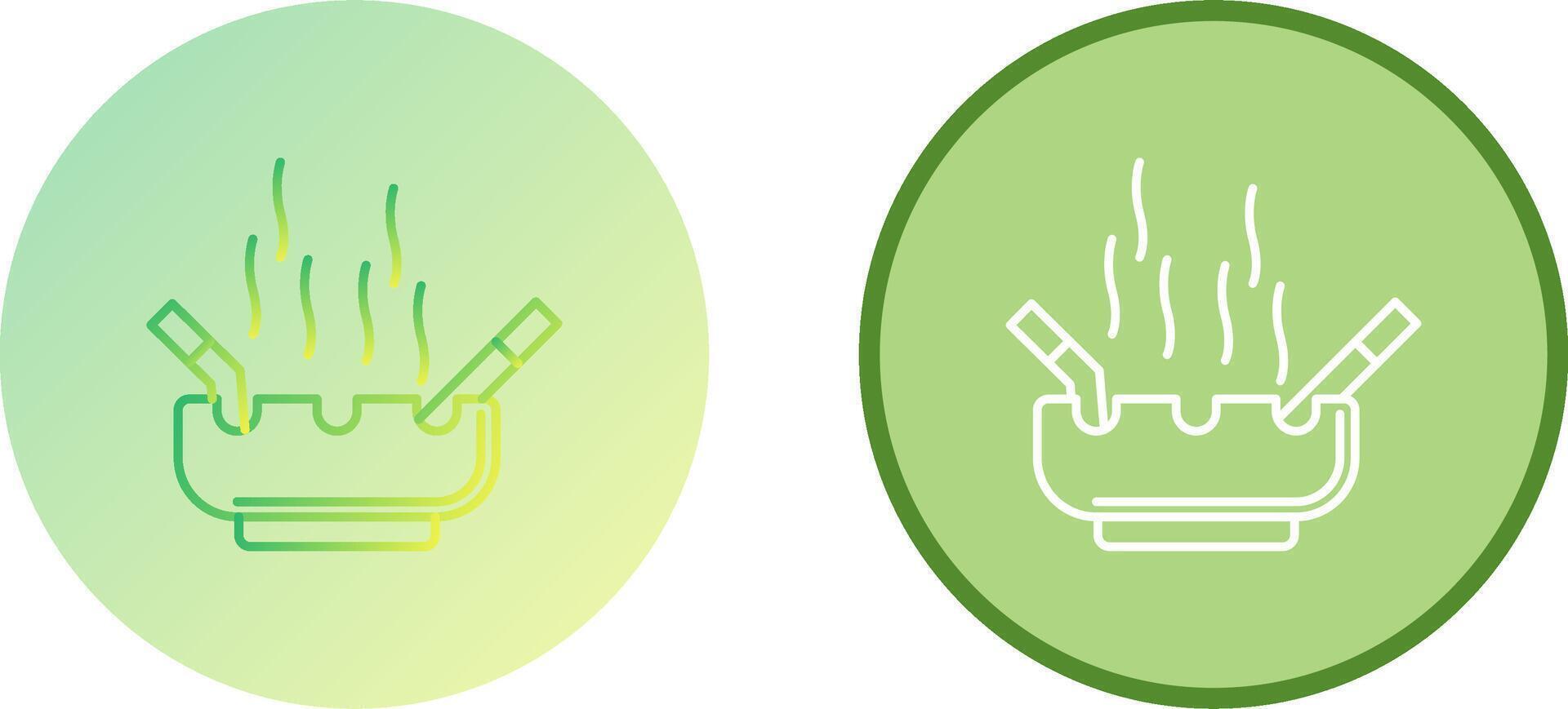 Ashtray Icon Design vector