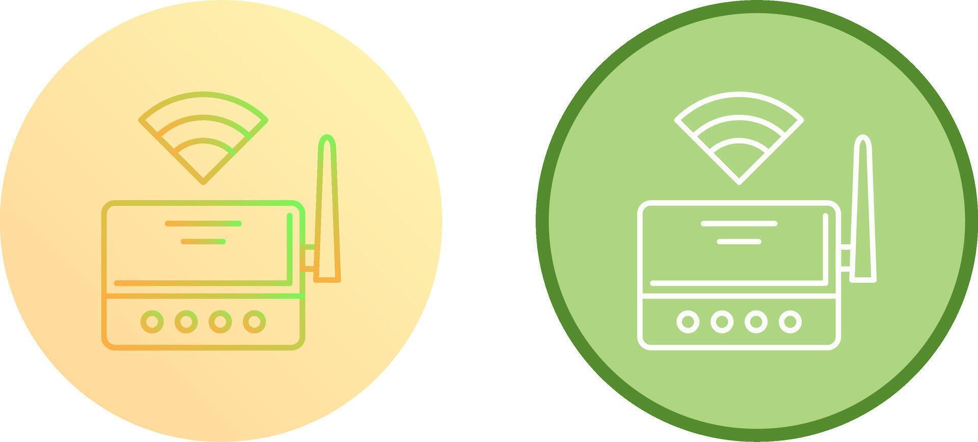 Wifi Router Icon Design vector