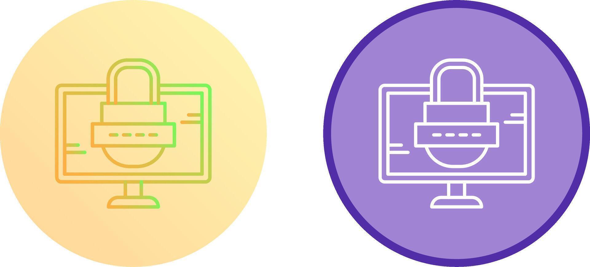 Password Icon Design vector