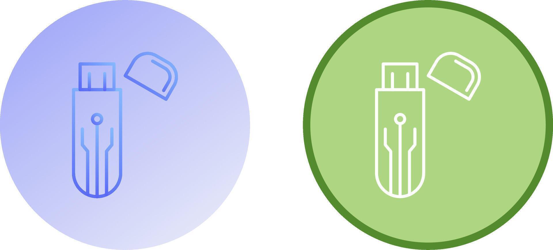 Usb Icon Design vector
