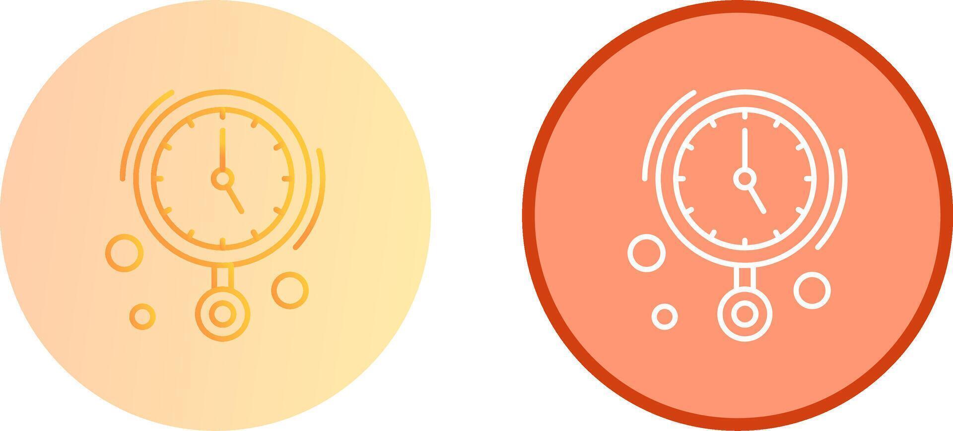 Wall Clock Icon Design vector