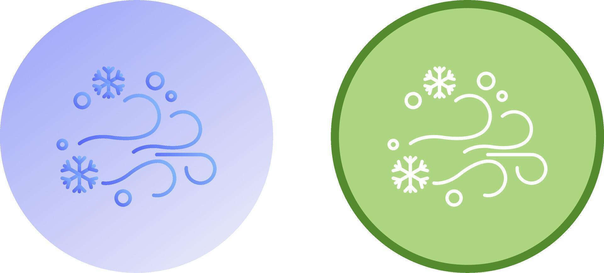 Blizzard Icon Design vector