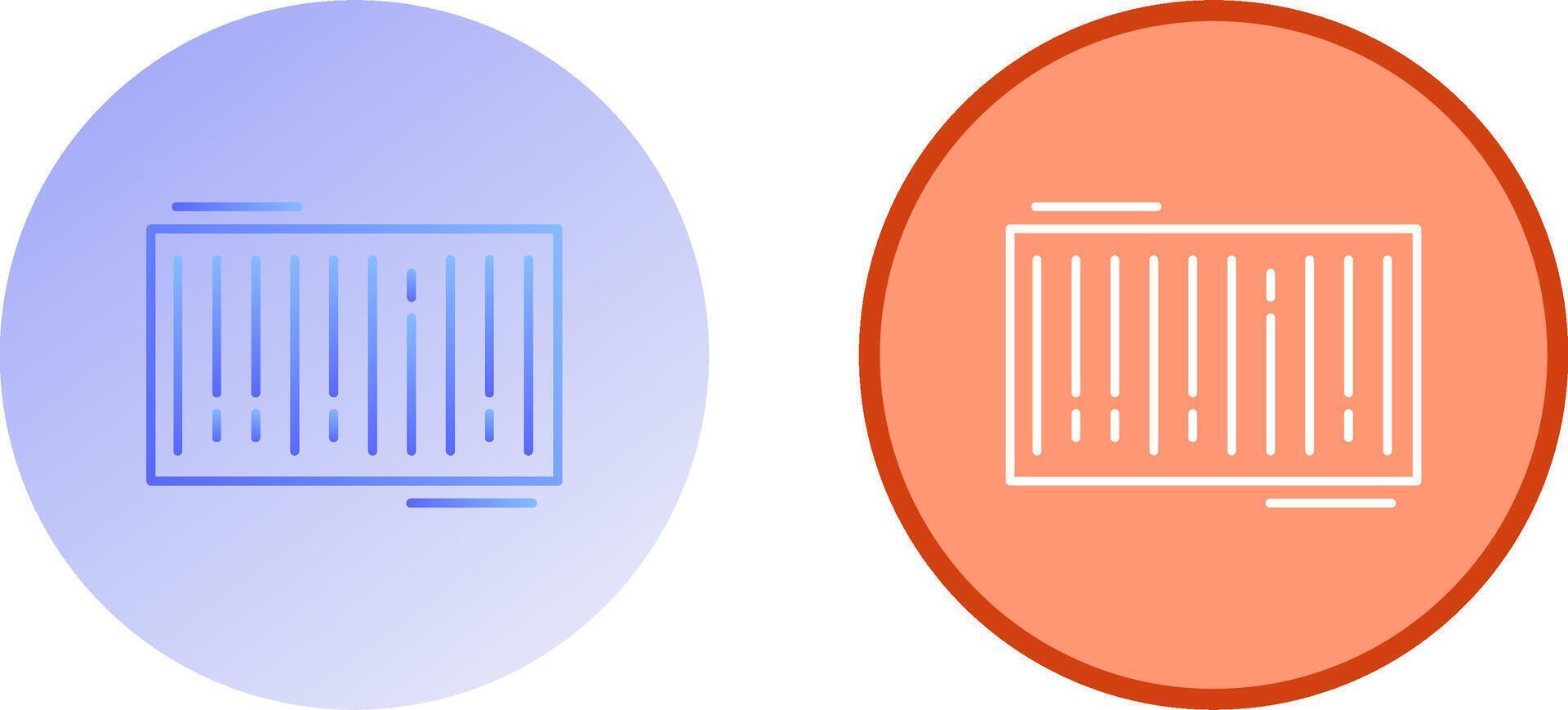 Barcode Icon Design vector