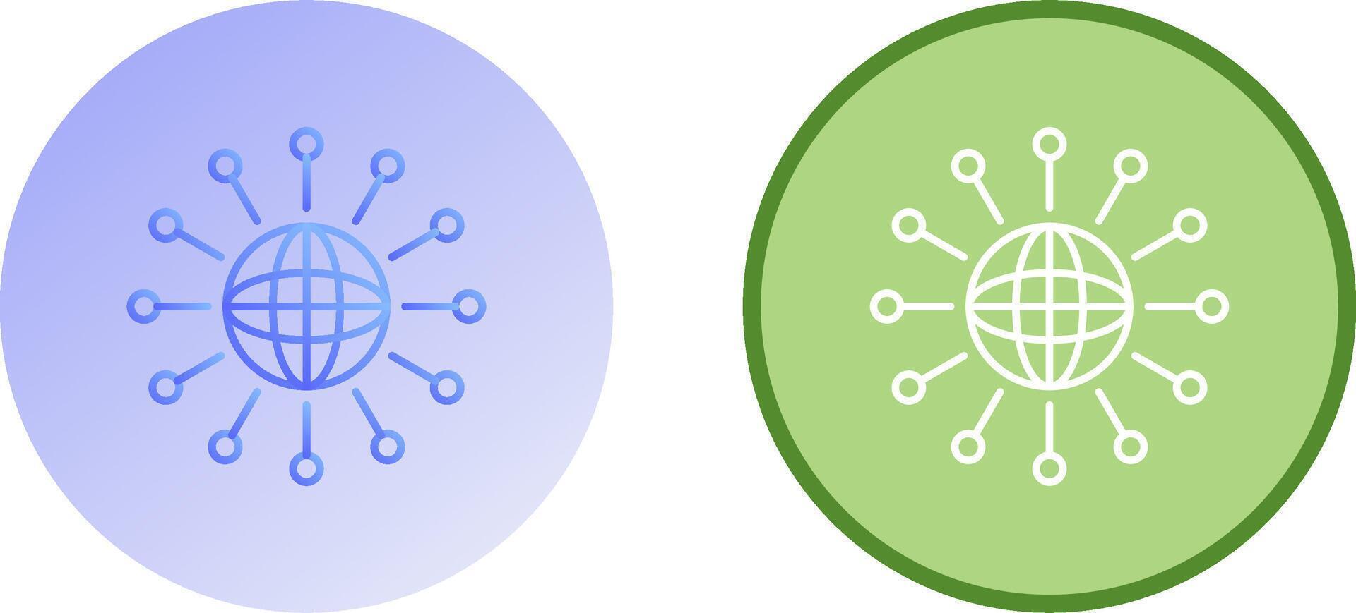 Networking Icon Design vector