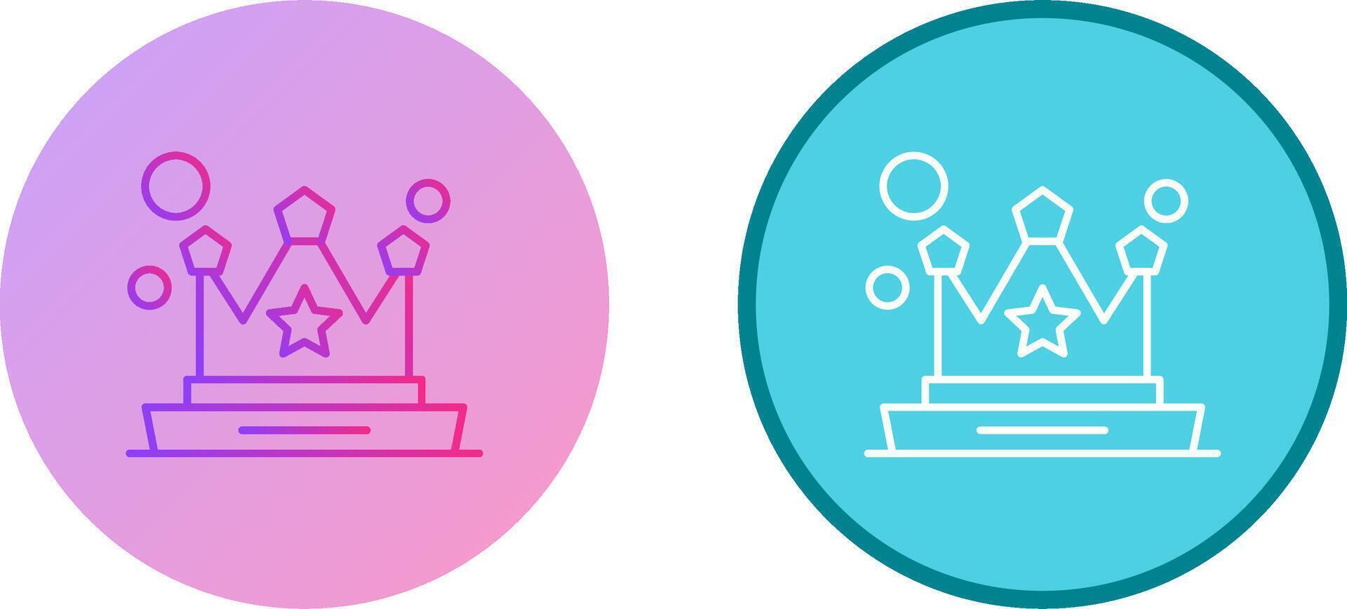 Crown Icon Design vector