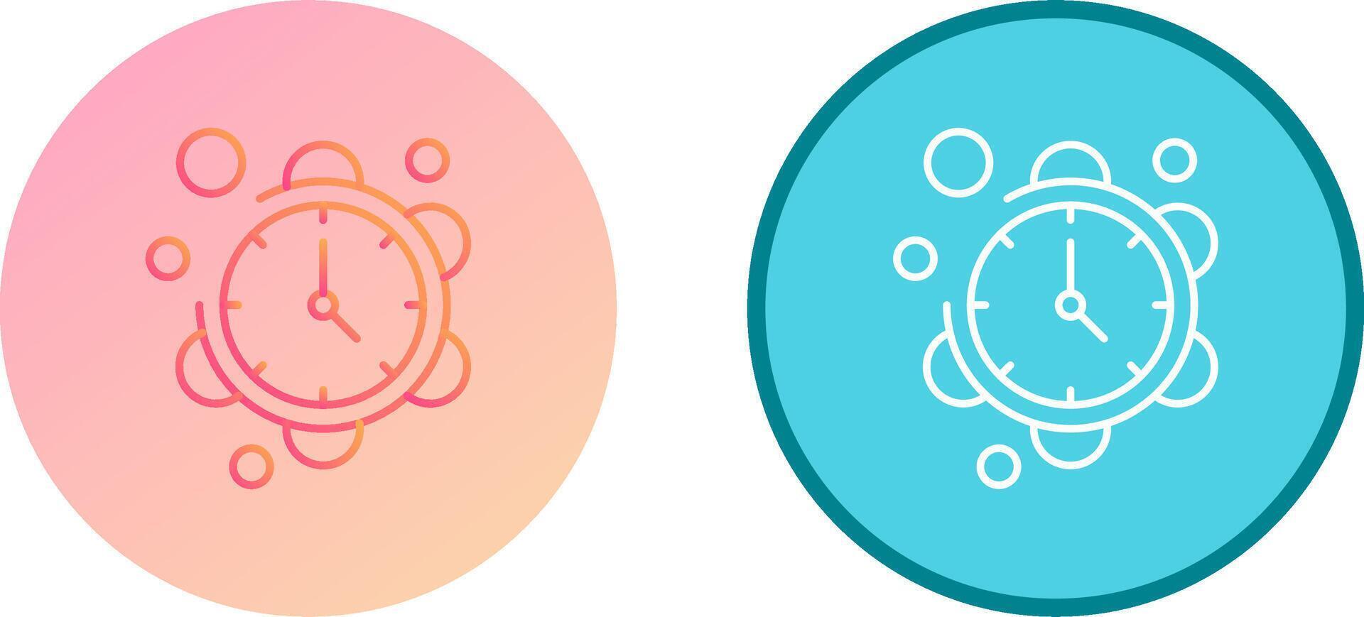 Clock Icon Design vector