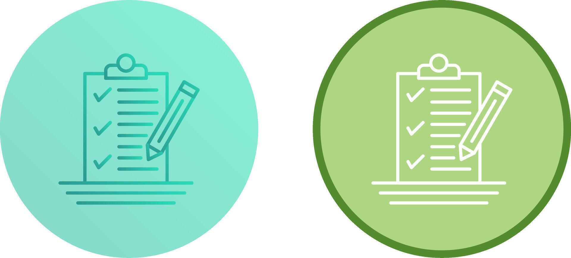 Check List Icon Design vector