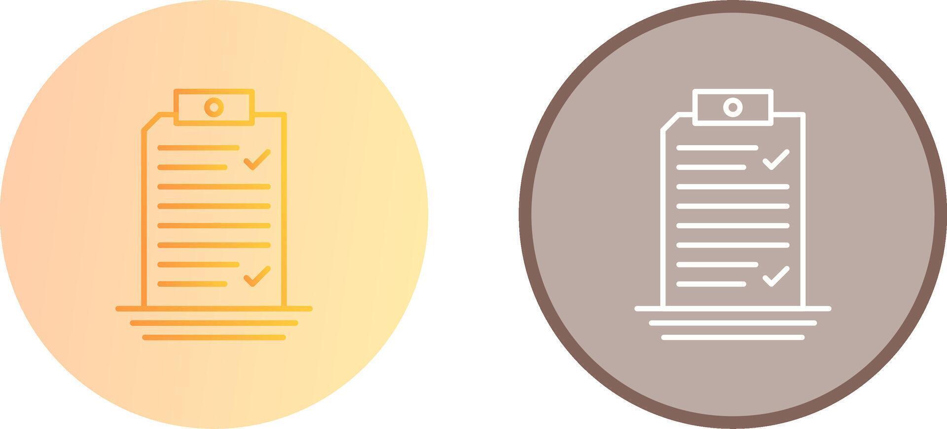 Check List Icon Design vector