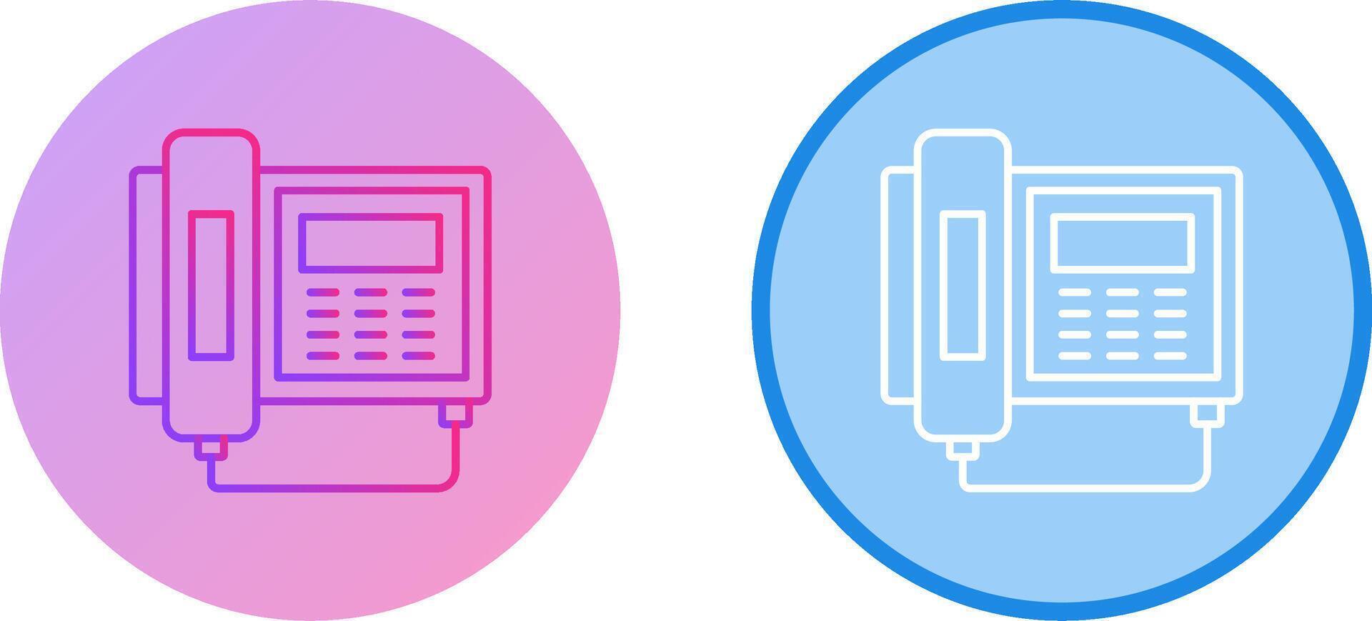 Telephone Icon Design vector
