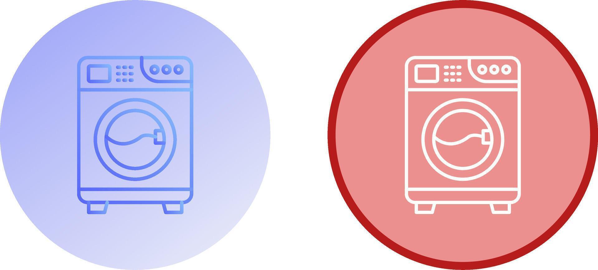 Washing Machine Icon Design vector