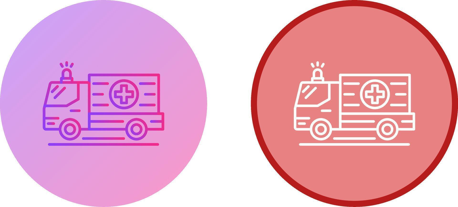 Ambulance Icon Design vector