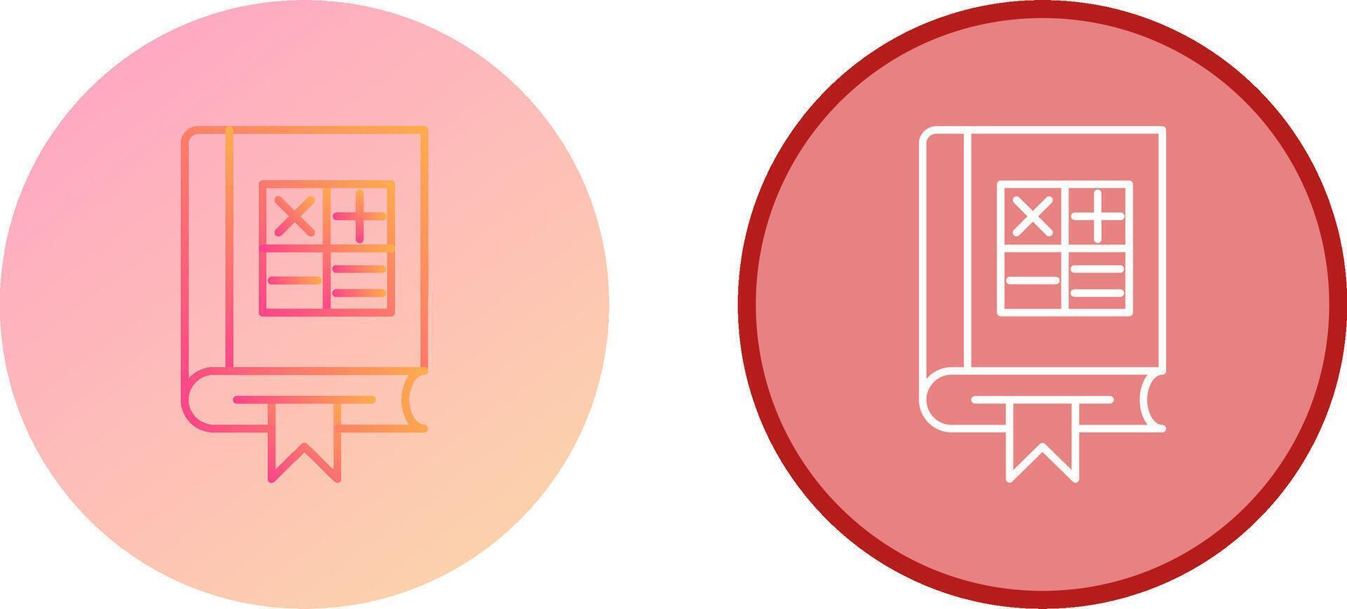 Maths Icon Design vector