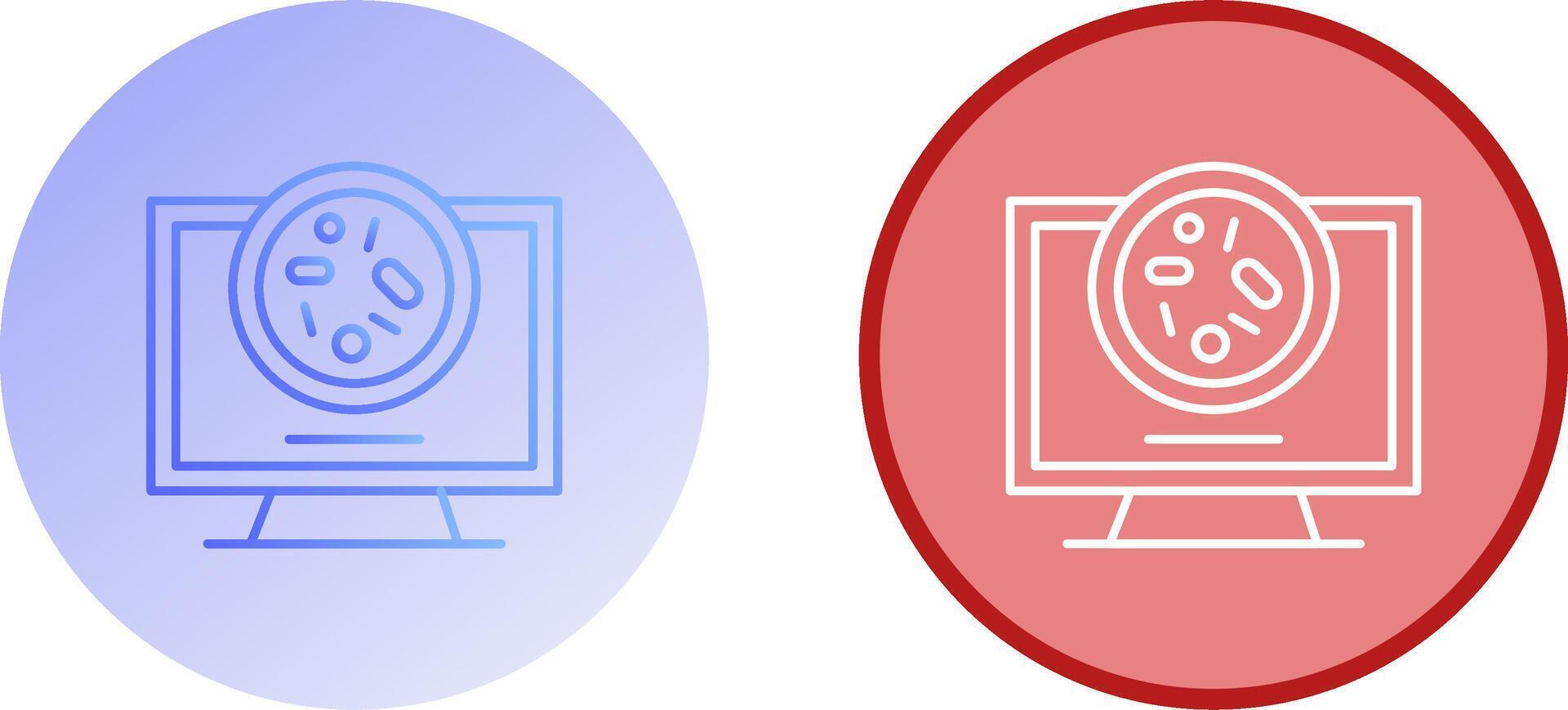 Petri Dish Icon Design vector