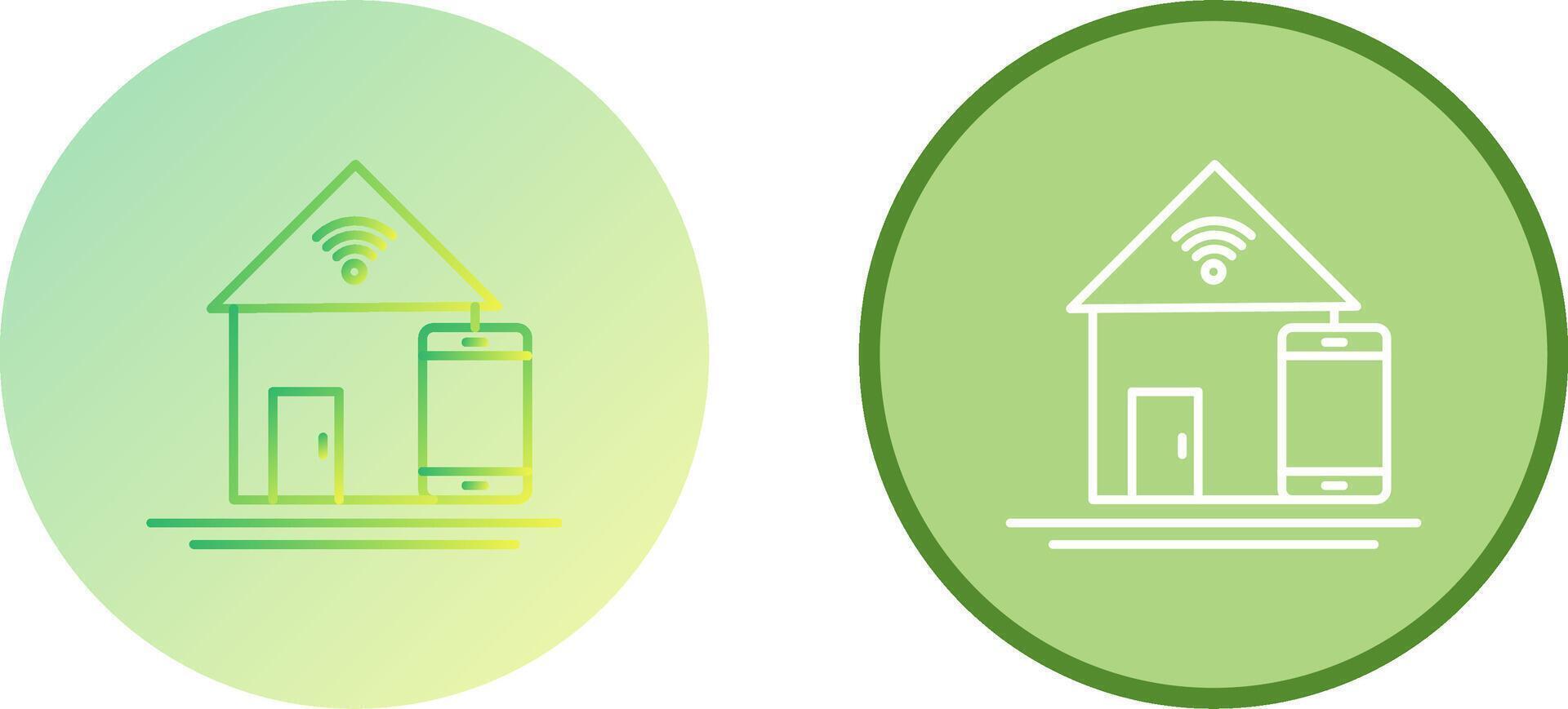Home Automation Icon Design vector