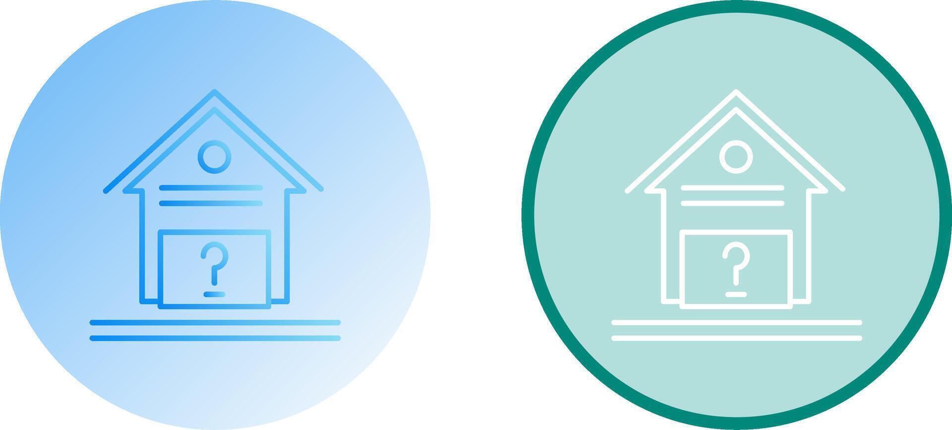 Unknown Icon Design vector