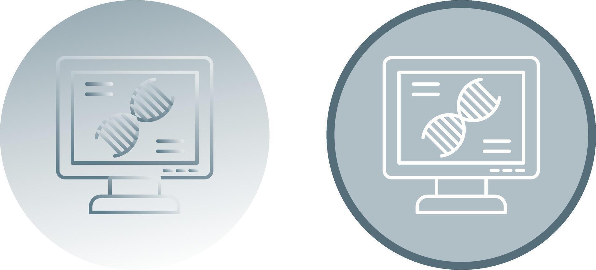 Dna Test Icon Design vector