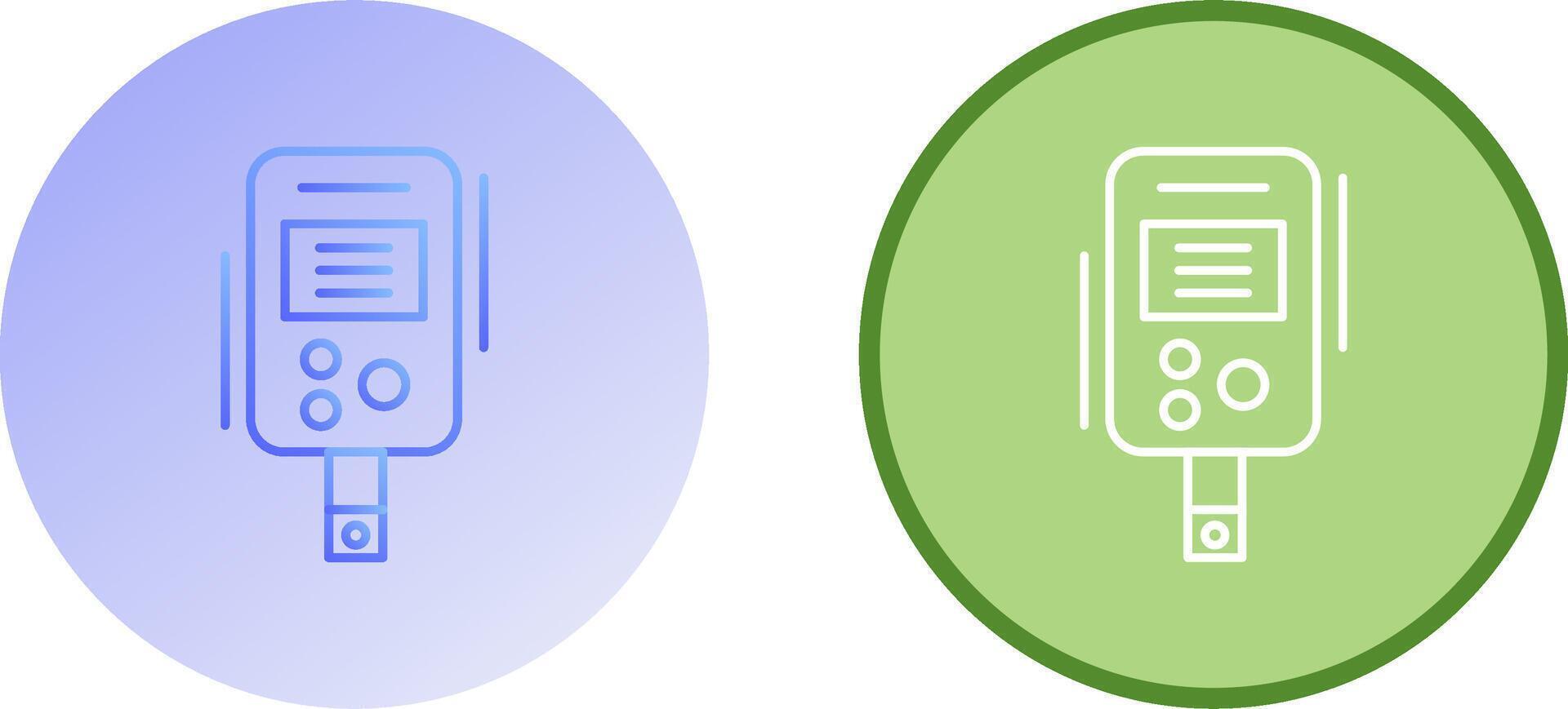 Diabetes Test Icon Design vector