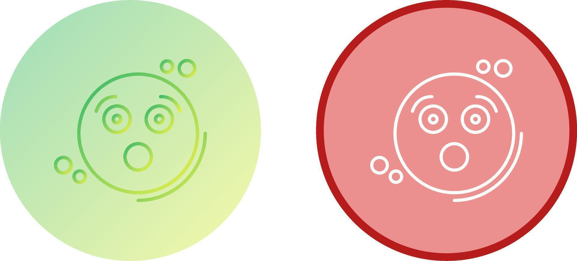 Surprised Icon Design vector