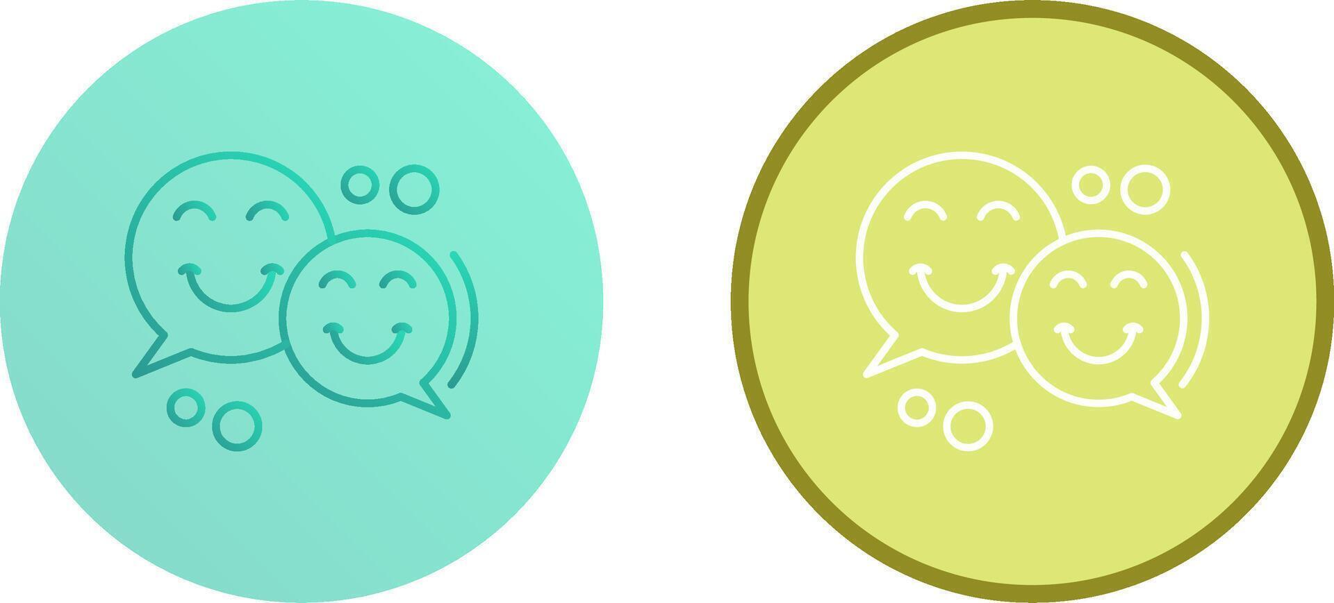 Chatting Icon Design vector