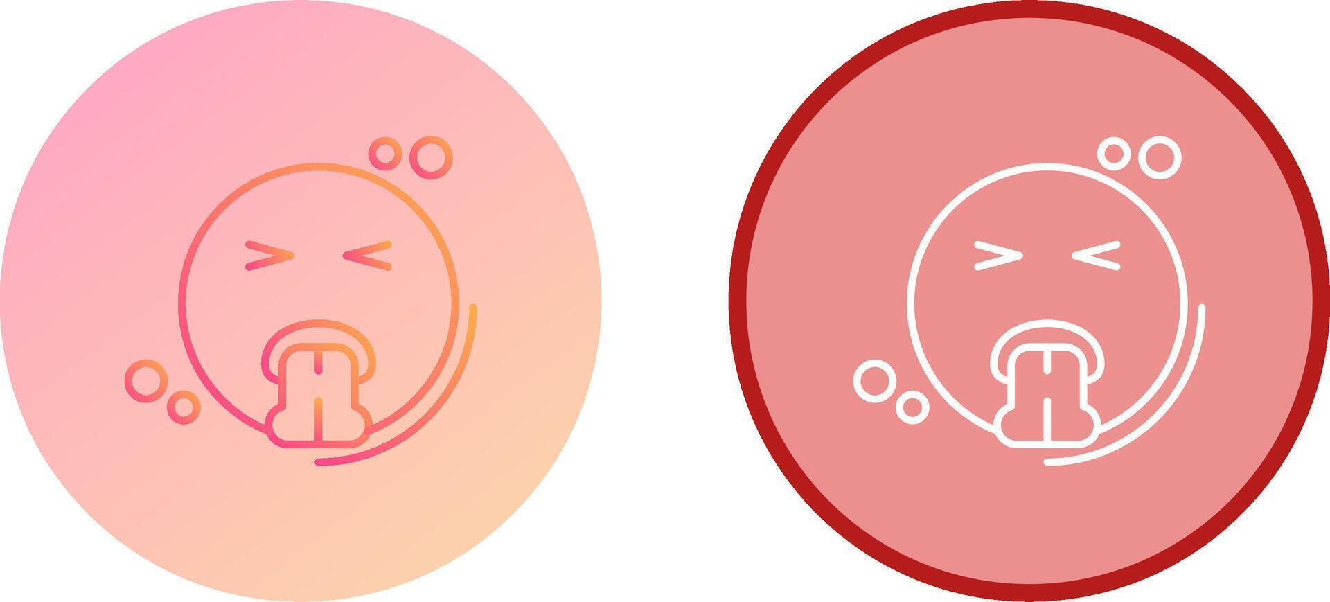 Vomit Icon Design vector