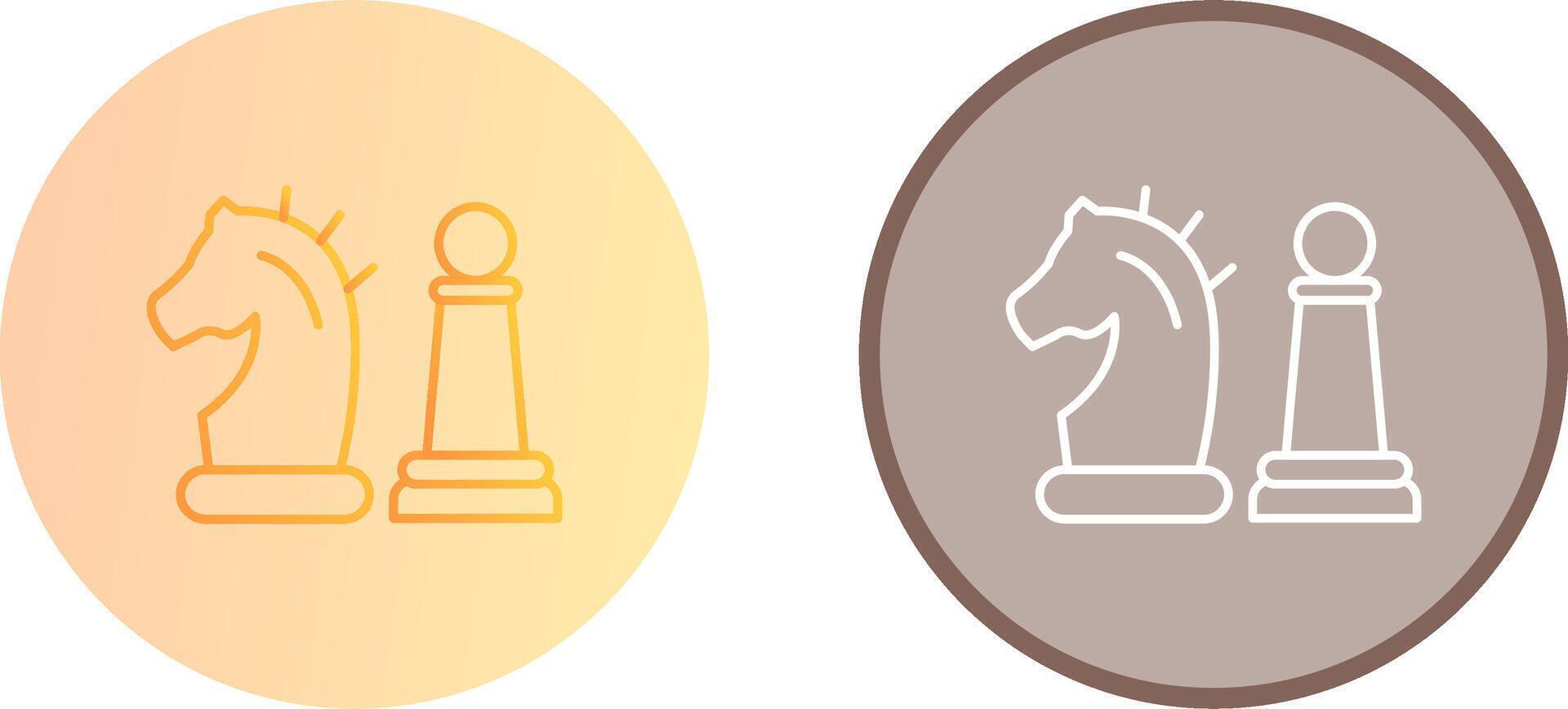 Chess Piece Icon Design vector