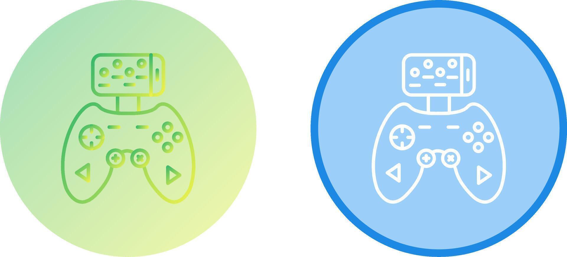 juego controlador icono diseño vector