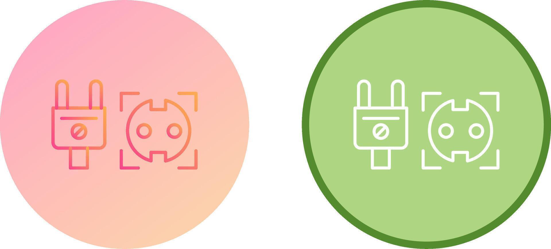 Socket Icon Design vector