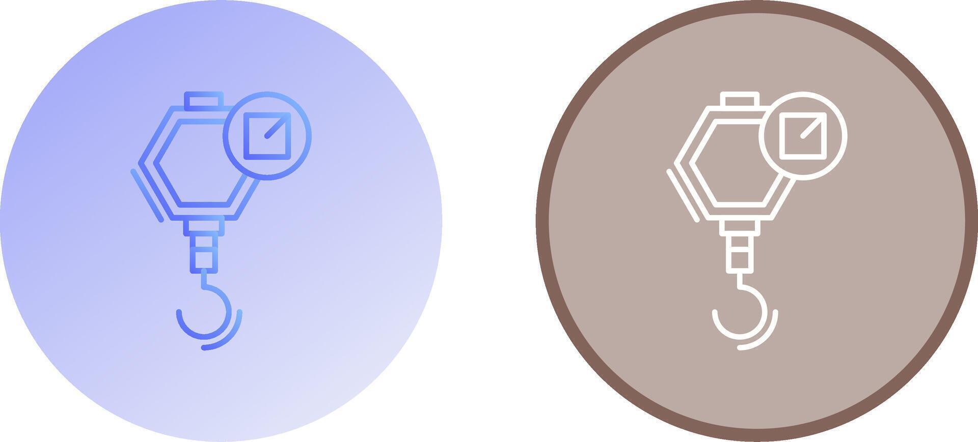 Hook Icon Design vector