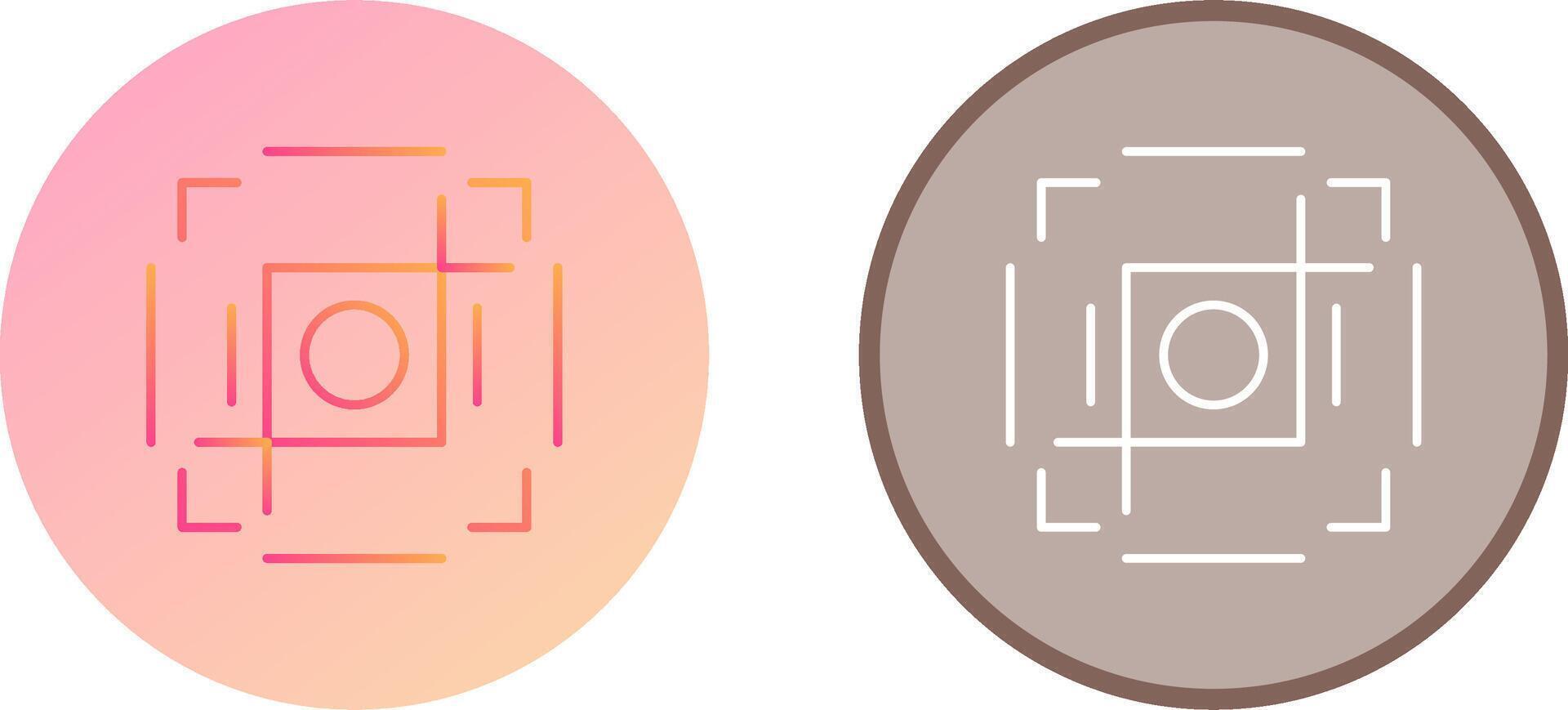 Crop Icon Design vector