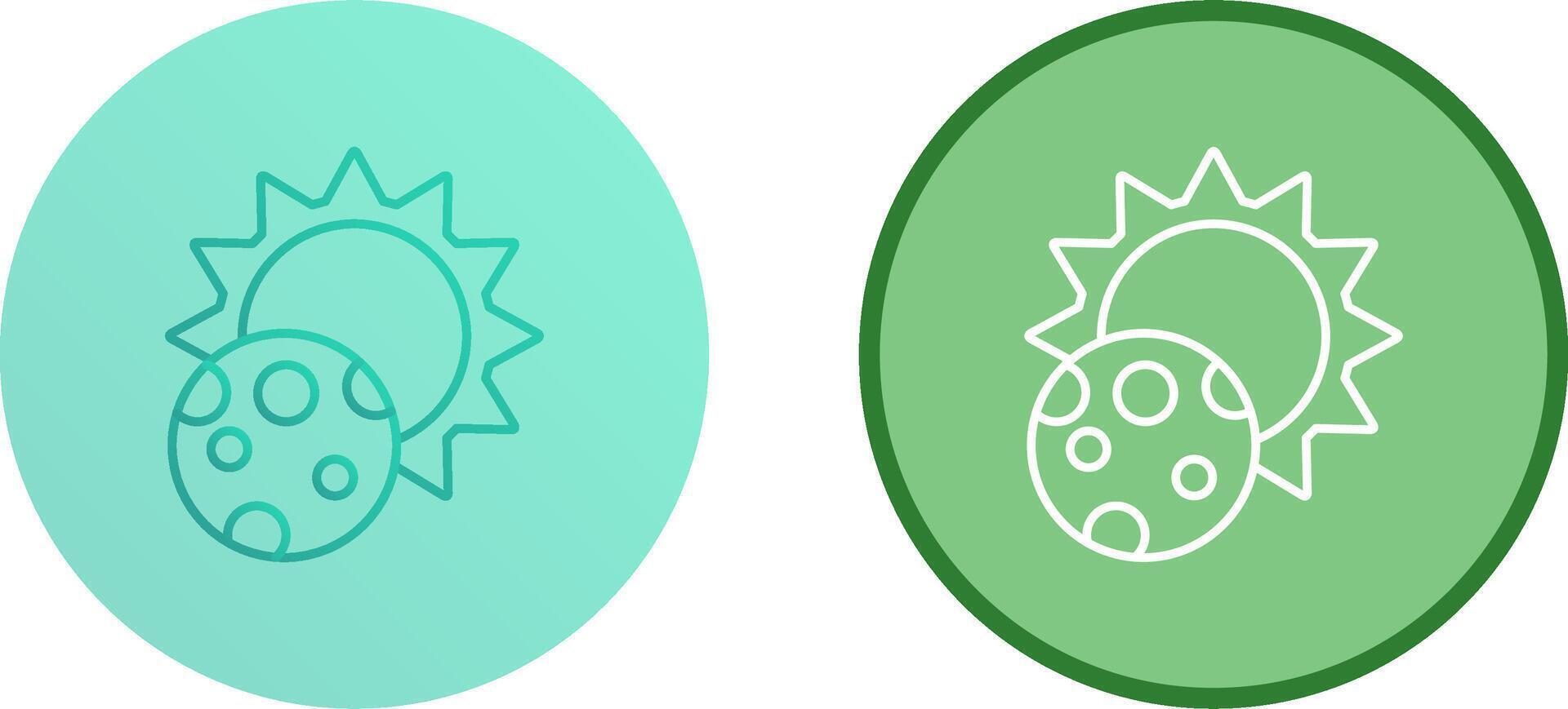 Eclipse Icon Design vector
