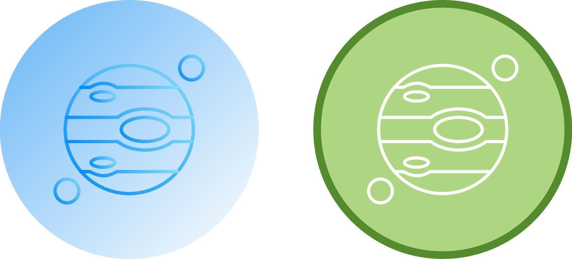 Jupiter Icon Design vector