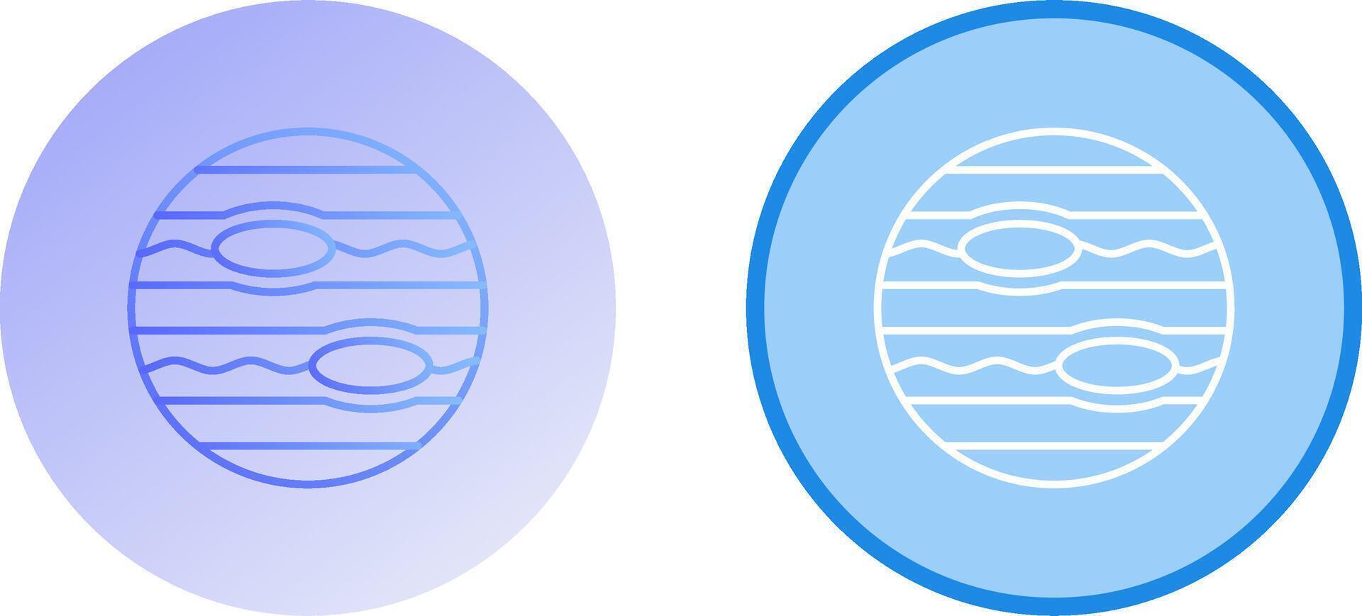 Neptune Icon Design vector