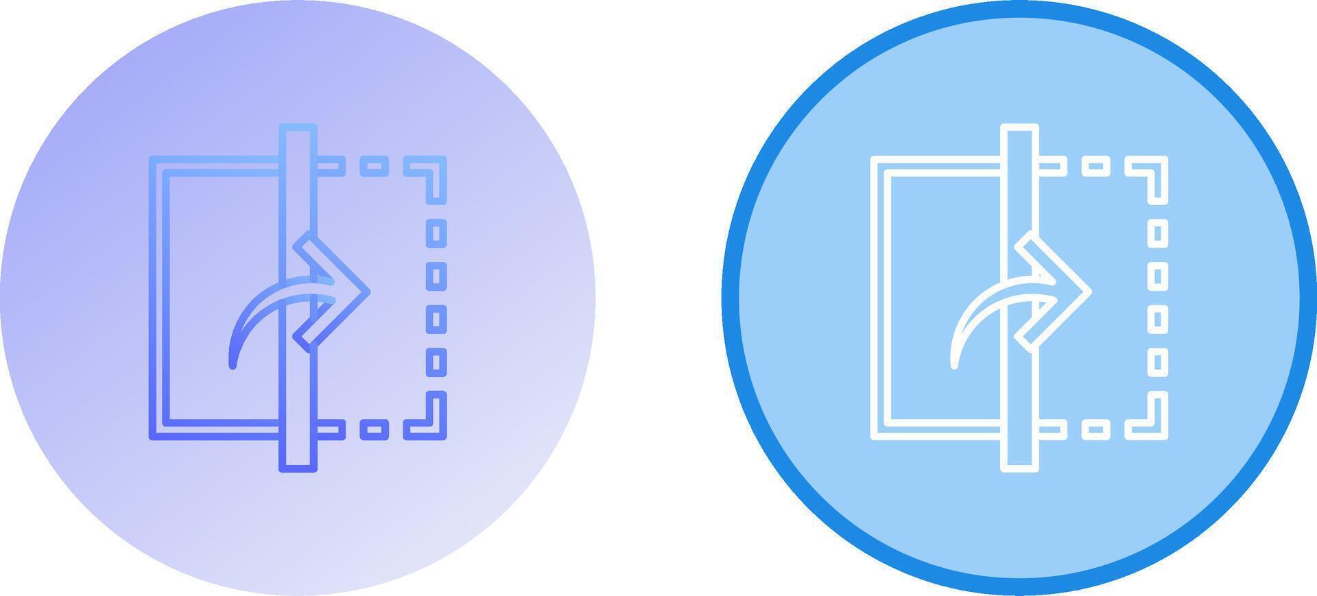 Reflect Icon Design vector