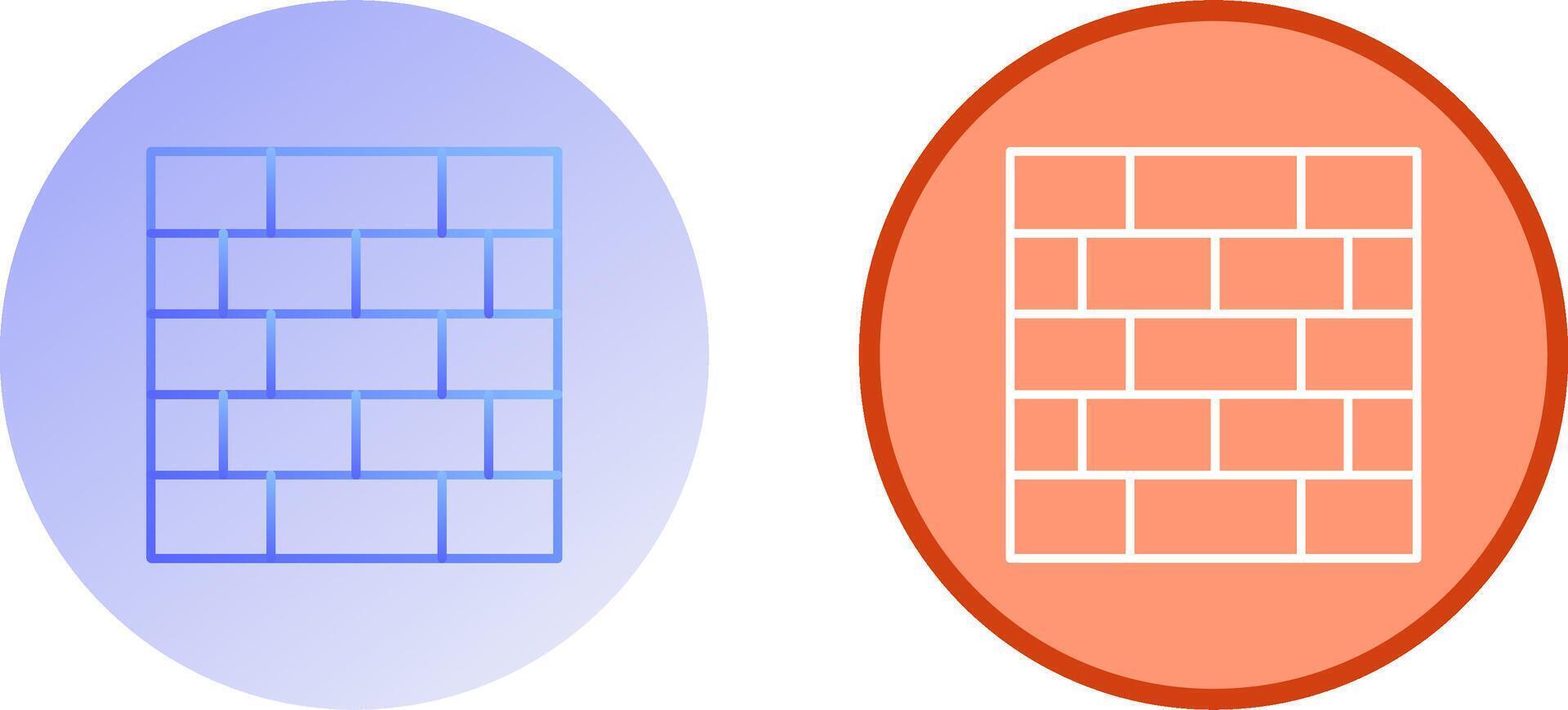 Wall Icon Design vector