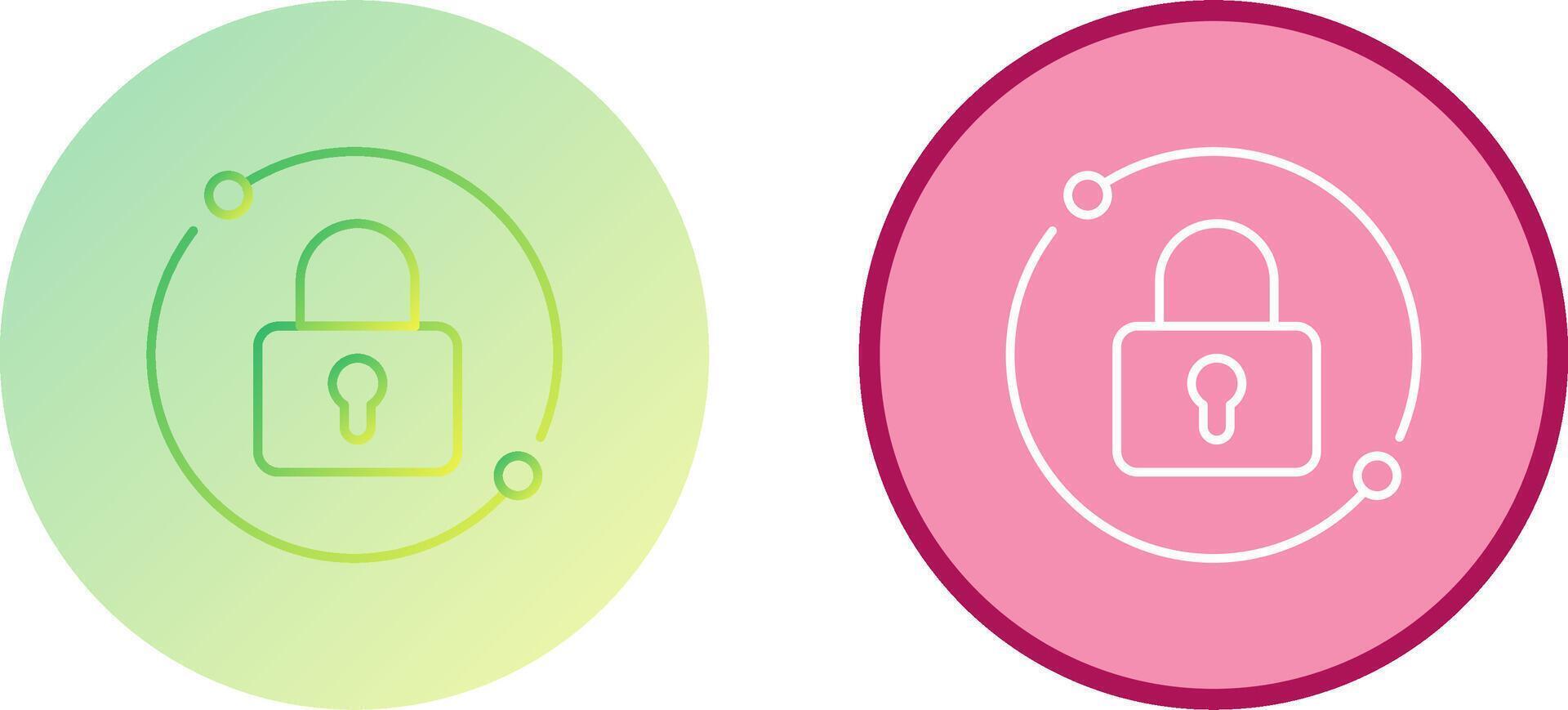 Pad Lock Icon Design vector