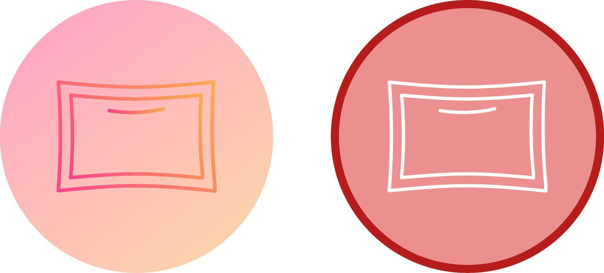 Pillow Icon Design vector