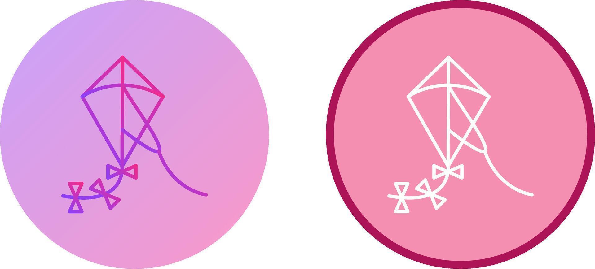 Kite Icon Design vector
