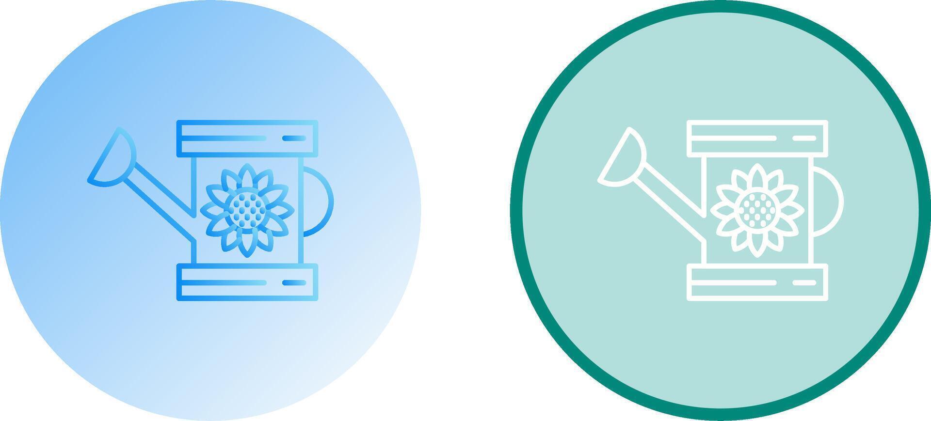 Watering Can Icon Design vector