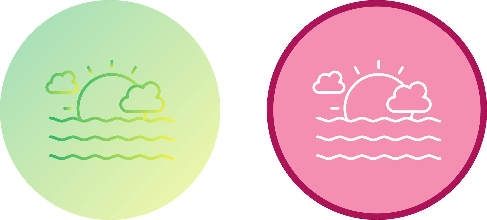 Sea Icon Design vector