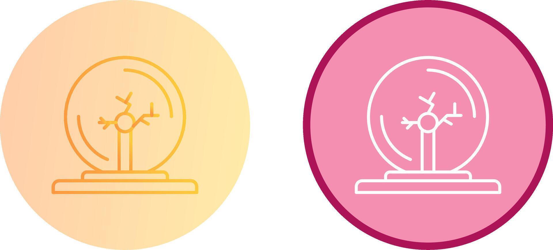 Plasma Ball Icon Design vector