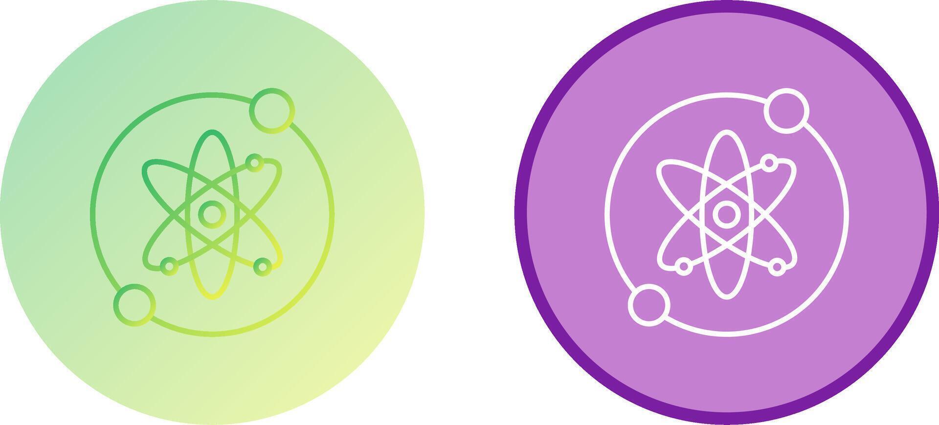 Proton Icon Design vector