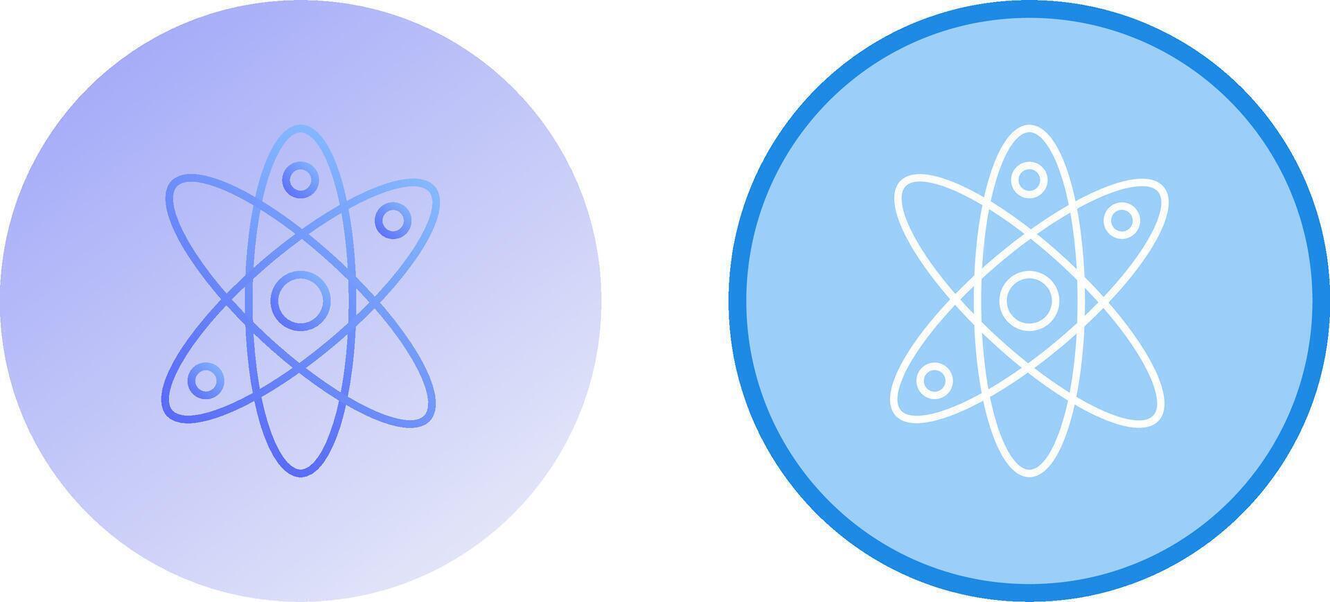 Atom Icon Design vector