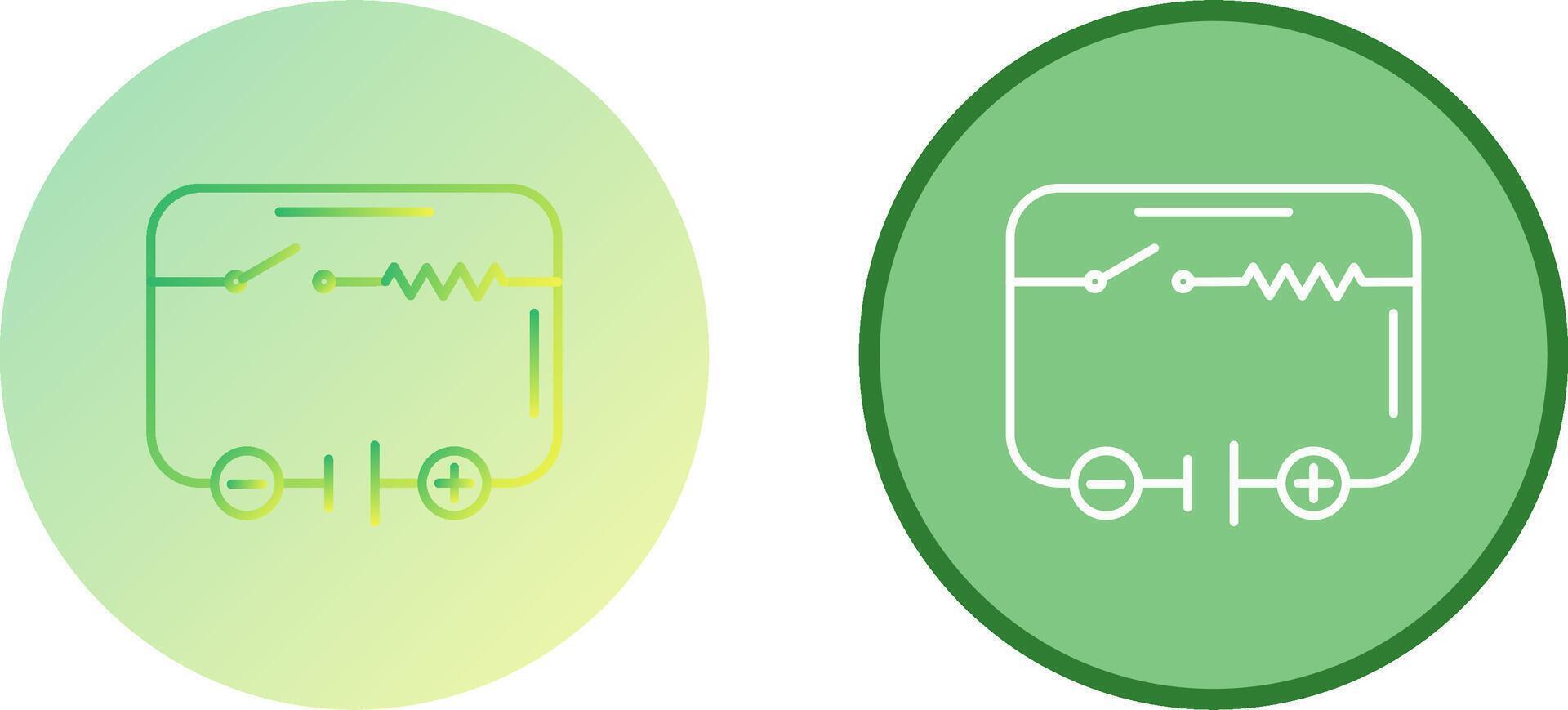 Electrical Circuit Icon Design vector