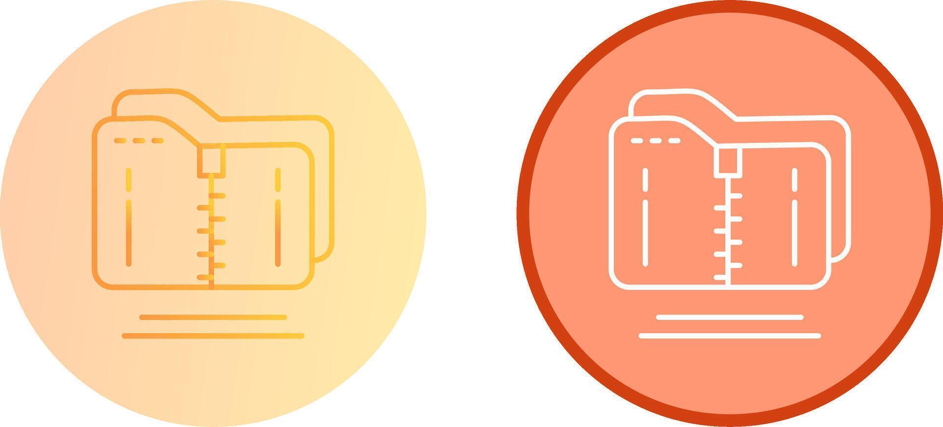 Compressed Icon Design vector