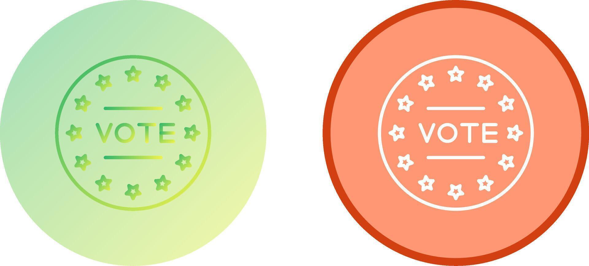 Vote Icon Design vector
