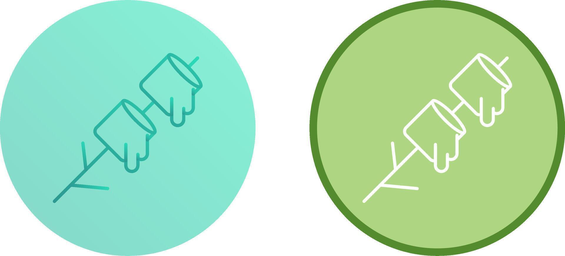 Marshmallows Icon Design vector