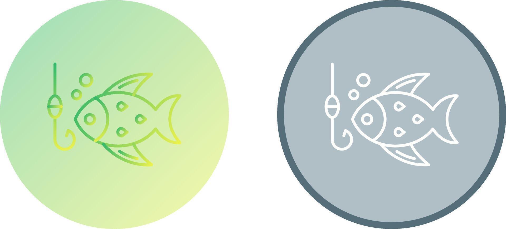 Fishing Icon Design vector