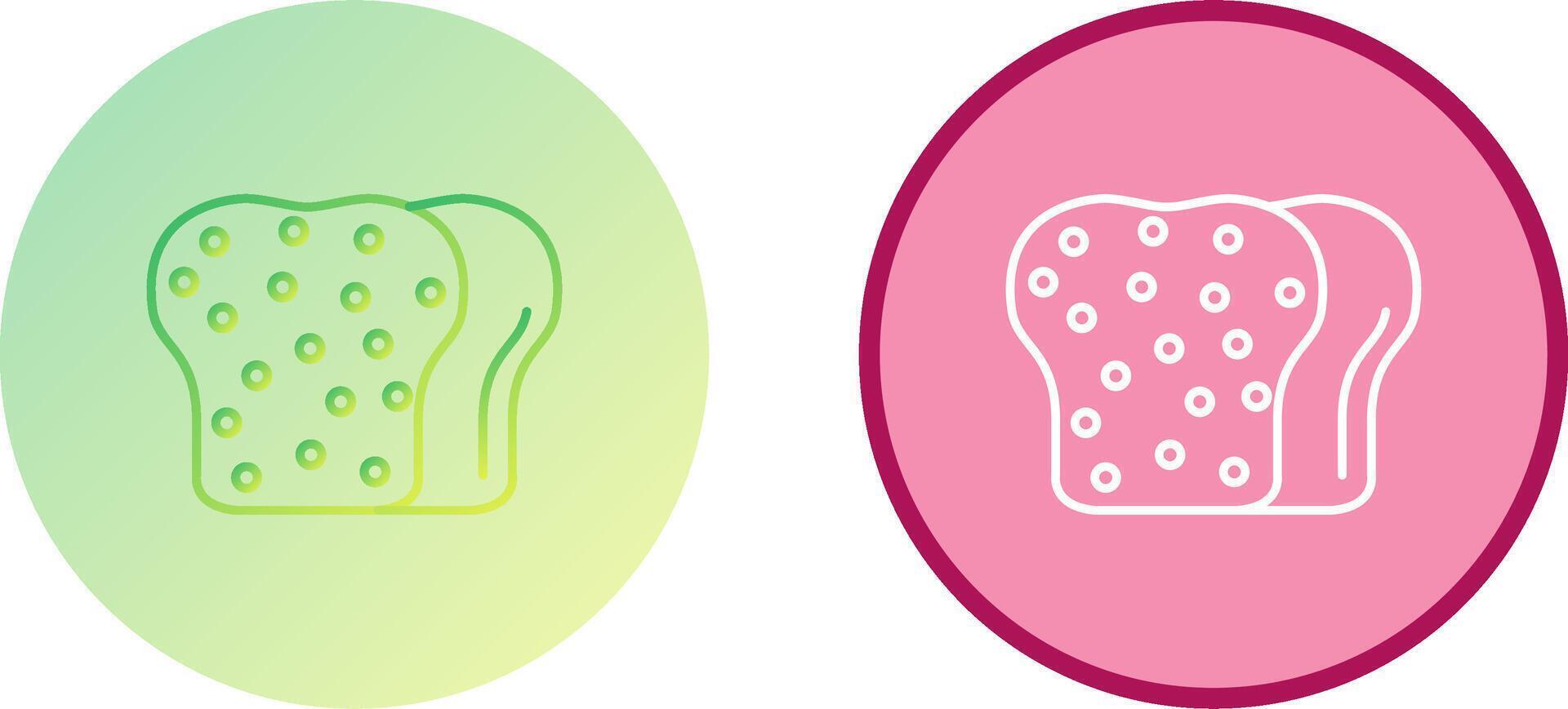 Toast Icon Design vector
