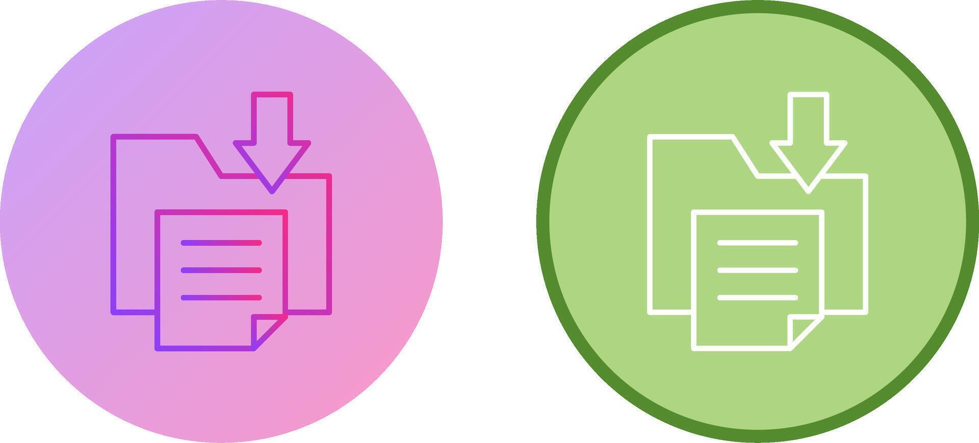 File Storage Icon Design vector