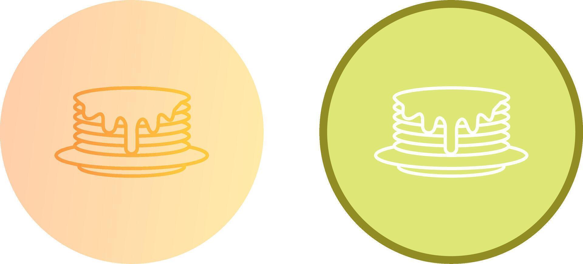 Pancake Icon Design vector